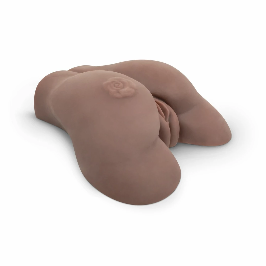 Trinity Rose Intimate Machine TPR Dual Entry with Rose - Anelma male masturbator