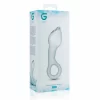 Glas No. 13 Curved Glass Plug with Pull Ring - Transparent