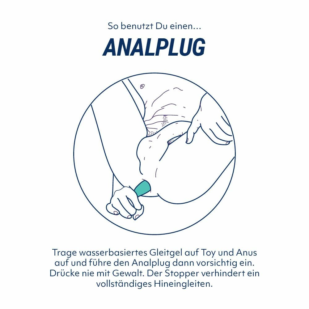 Glas Prostate Plug No. 13 - Szklany model z ergonomicznym uchwytem