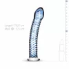 Glas Crystal No. 5 - Szklany model z niebieskimi detalami - Anelma sexshop