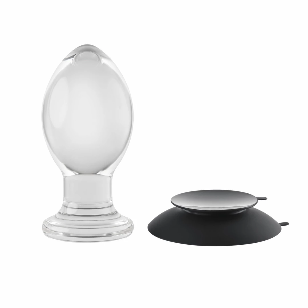 Evolved Crystal Ball Plug - Clear Silicone Base