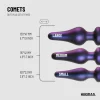 Hueman Comets Zestaw 3 anatomicznych stoÅ¼kow silikonowych roÅ¼nej wielkoÅ›ci