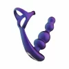 Hueman Stellar Force Vibrating Plug & Dual Ring System - Anelma sextoys