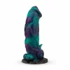 Mythical Mates Dragonfly Model silikonowy fioletowo-zielony anatomiczny - Anelma eroticshop