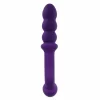 Evolved The Seeker Dual-Ended Vibrating Silicone Device Purple. Anal vibrator. See functions