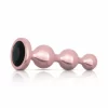Rosy Gold Metal Plug Set 3 Sizes - Rose Gold