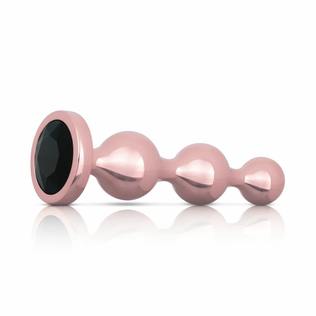 Rosy Gold Metal Plug Set 3 Sizes - Rose Gold