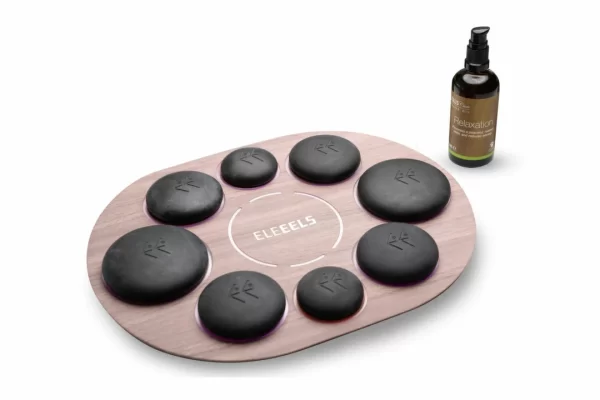 S1 Revival Hot Stone Spa Set - 8 Basalt Stones for Home Relaxation