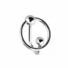 Sinner Gear Pierścieniowy model intymny z metalowym ogranicznikiem 8 mm - Anelma erotiikkaliike