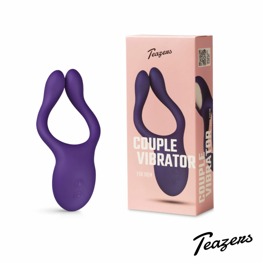 Teazers Wibrujący Pierścień dla Par USB Anatomiczny Model - vibraattori