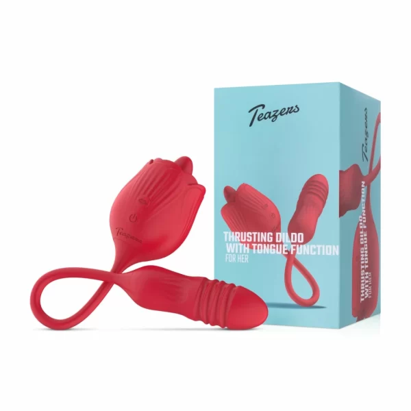 Teazers Rose model wielofunkcyjny z ruchomą końcowką i - vibraattori