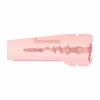 Evolved Grip It Light Intimate Device with C-Shaped Vibrating Ring Pink combines flexible elastomer and an ergonomic design in a practical
