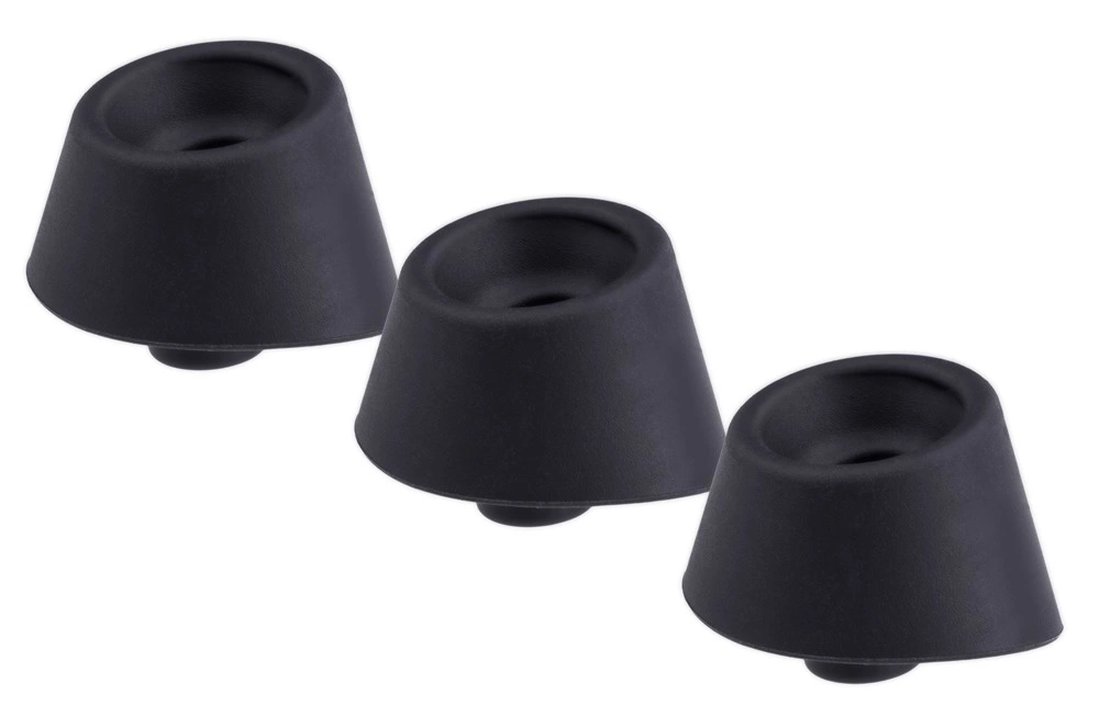 Womanizer Black Silicone Replacement Heads Size - 3-Pack for DUO Series S
