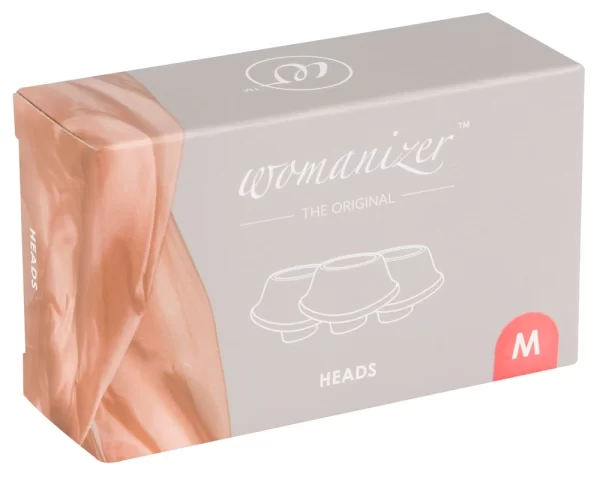 Womanizer Replacement Heads Raspberry 3-Pack - Silicone