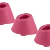 Womanizer Silicone Replacement Heads 3-Pack - Raspberry