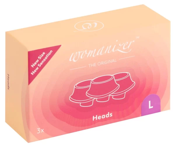 Womanizer Replacement Heads Purple 3-Pack - Silicone