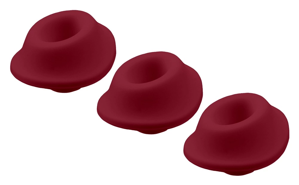 Womanizer Heads 3-Pack Size Bordeaux Silicone Replacement Set S