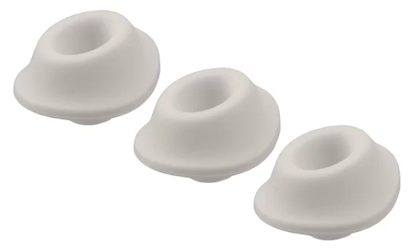 Womanizer W-Heads 3-Pack Grey - Replacement Silicone Attachments S