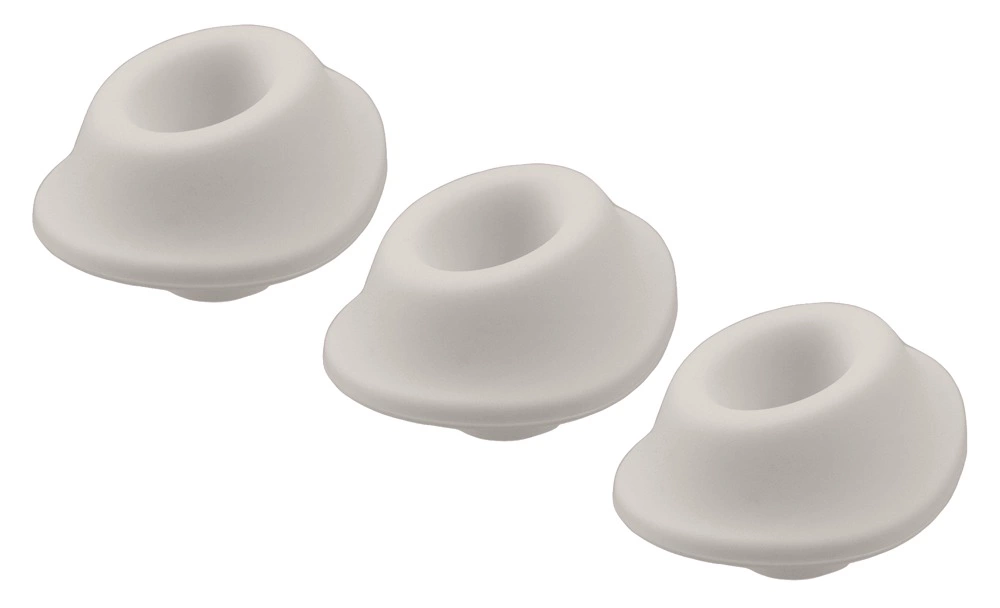 Womanizer W-Heads 3-Pack Grey - Replacement Silicone Attachments S