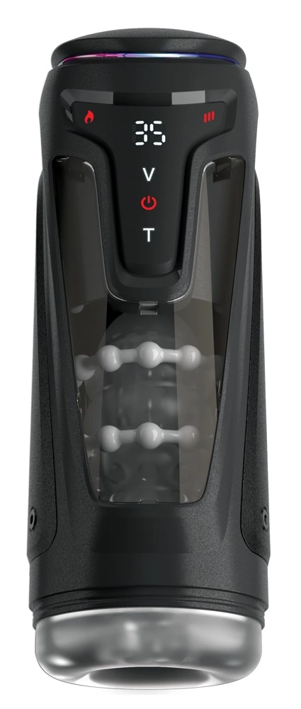 PDX Elite Moto-Bator Pro Light - urządzenie automatyczne z masażem i podgrzewaniem - Anelma PDX Elite Moto-Bator Pro Light Automatic Device with Heating & Vibration combines rechargeable power and an ergonomic design in a practical