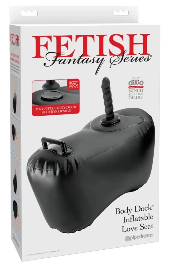 Fetish Fantasy Series Body Dock Poduszka dmuchana z uchwytem i mocowaniem