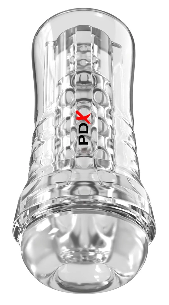 PDX Elite ViewTube EZ-Grip Transparent System 21 cm - Anelma PDX Elite ViewTube EZ-Grip Transparent Stimulation System 21cm combines an ergonomic design and adjustable pressure for comfortable