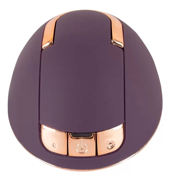 czarny - Anelma Belou Rotating Vulva Massager Premium 2 Motors USB Black 10
