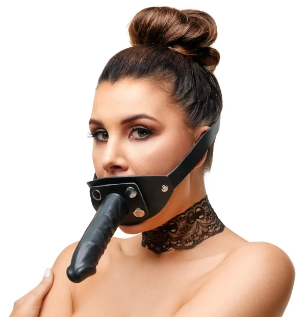 ZADO Intimate Silicone System Adjustable Leather Head Strap