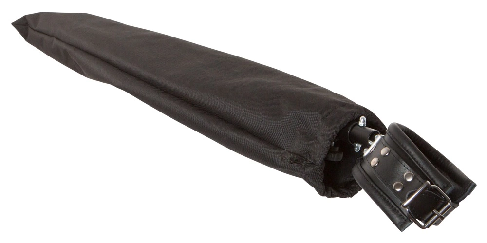 ZADO Adjustable Leather Spreader Bar with Padded Restraints