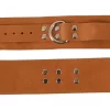 ZADO Leather Wrist Restraints Natural Finish Adjustable 17