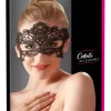 Cottelli ACCESSOIRES Maska haftowana z koronkowÄ… wstÄ…Å¼kÄ… czarna