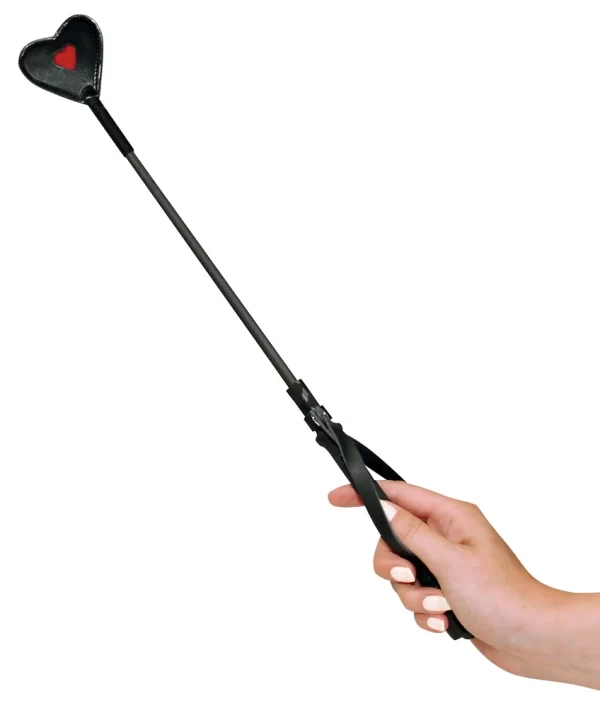 Bad Kitty Red Heart Crop 45cm - Durable Polyurethane & Vinyl