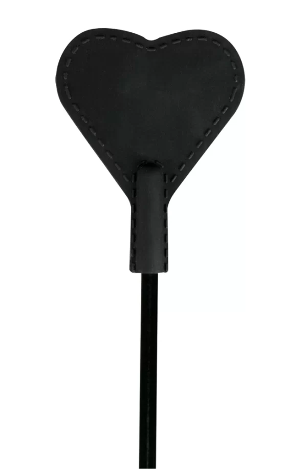 You2Toys Heart-Shaped Black Crop Silicone Tip 44 cm