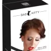 Bad Kitty - silikonowy knebel czarny z otworami - Anelma Bad Kitty - silikonowy knebel czarny z otworami