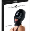 Bad Kitty Maska Czarna z Otworem na Usta Wetlook Elastyczna - Anelma Bad Kitty Maska Czarna z Otworem na Usta Wetlook Elastyczna