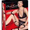 Bad Kitty Cuff Set Rope czarne linowe opaski na rÄ™ce i nogi rozmiar 2