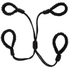Bad Kitty Cuff Set Rope czarne linowe opaski na ręce i nogi rozmiar 2 Bad Kitty Cuff Set Rope czarne linowe opaski na ręce i nogi rozmiar 2