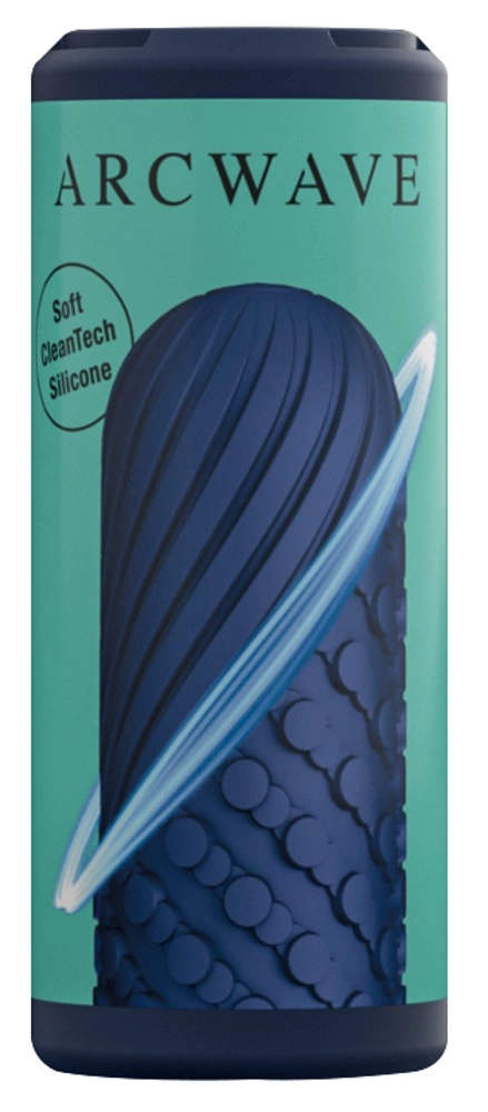 Arcwave Ghost Blue CleanTech Silicone Intimate Sleeve 10 cm
