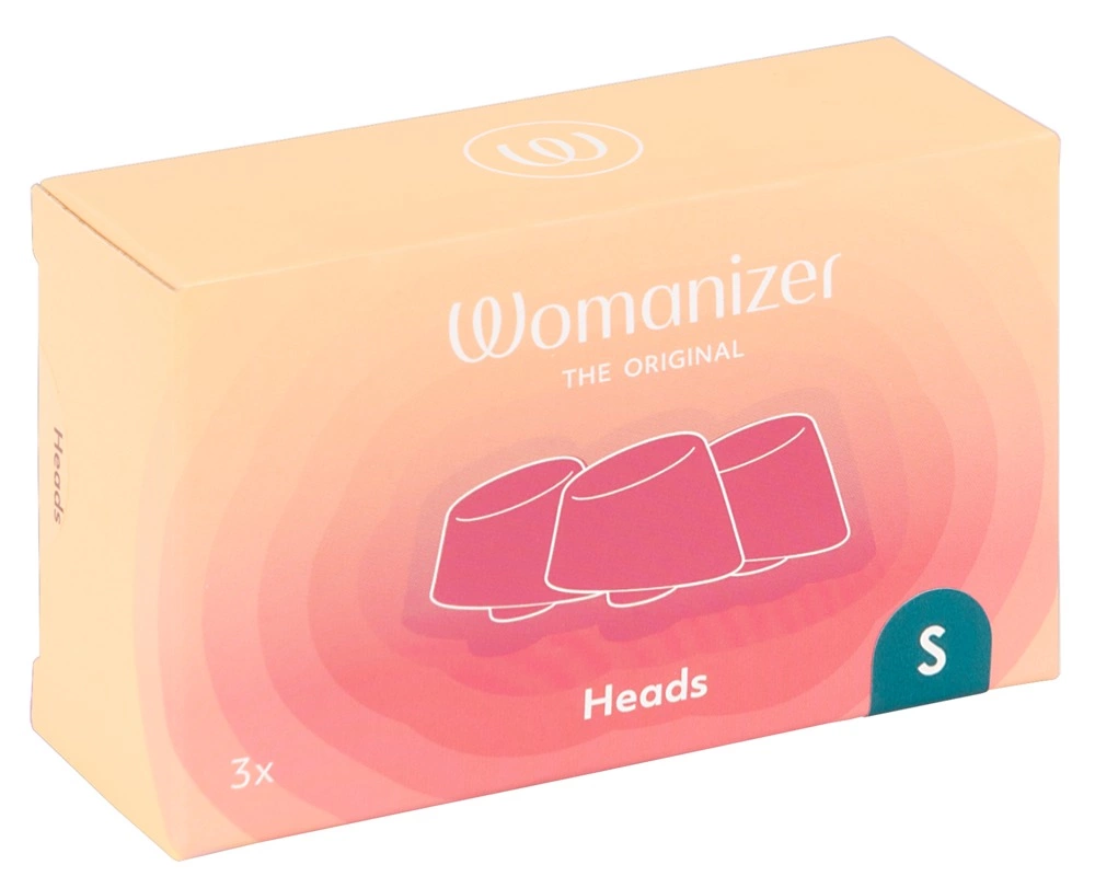 Womanizer W-Heads 3x Replacement Stimulation Head Set Petrol S