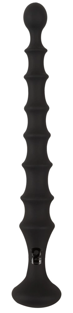 Anal beads - Anelma You2Toys Magic Anal Wand No. 2 - Flexible Silicone Black Beaded Model. Anal beads. See functions