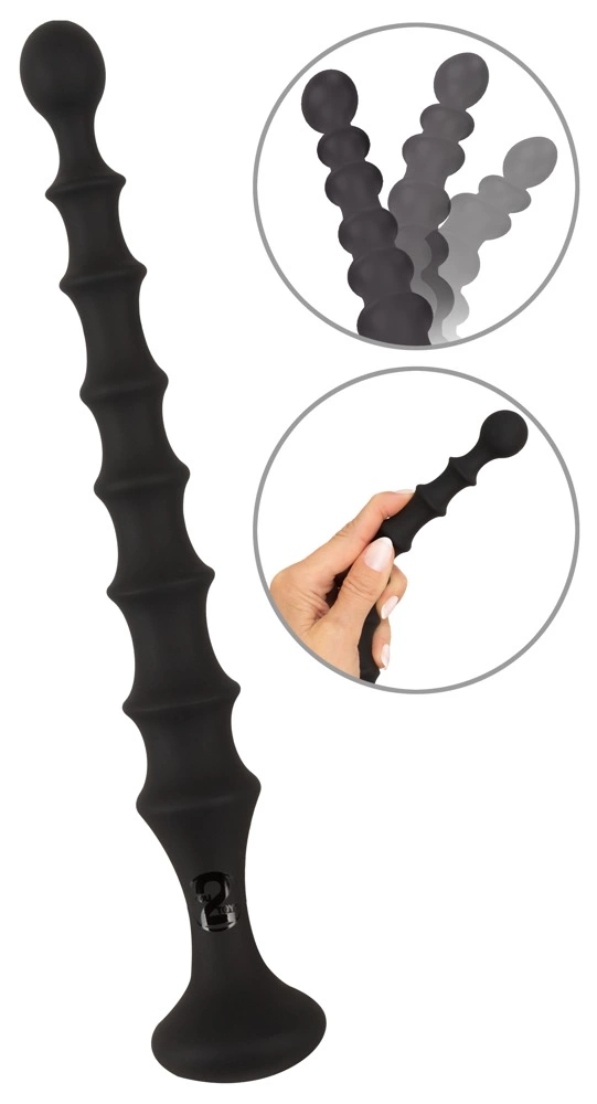 You2Toys Magic Anal Wand No. 2 czarna roÅ¼dÅ¼ka silikonowa 27 cm