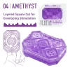 Tenga UNI Amethyst Intimate Sleeve combines flexible elastomer for comfortable