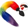You2Toys Fluffy Tail Rainbow silikonowy model z kolorowym ogonem 42 cm