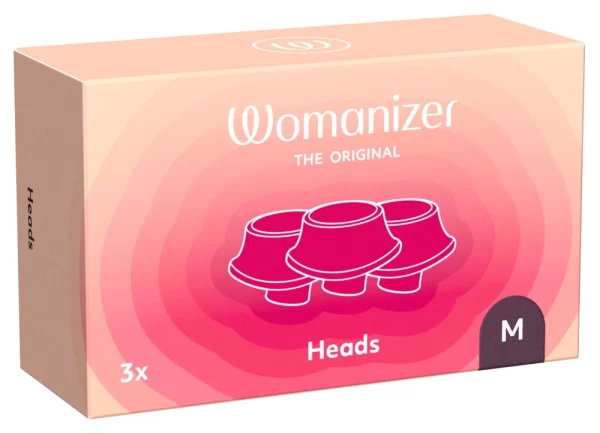 Womanizer Next Replacement Heads Size Dark Purple 3-Pack M
