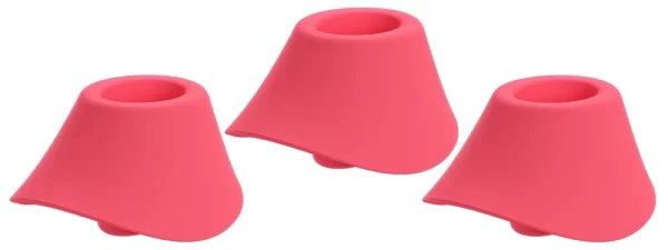 Womanizer W-Heads Set - Replacement Silicone Attachments 3-Pack M