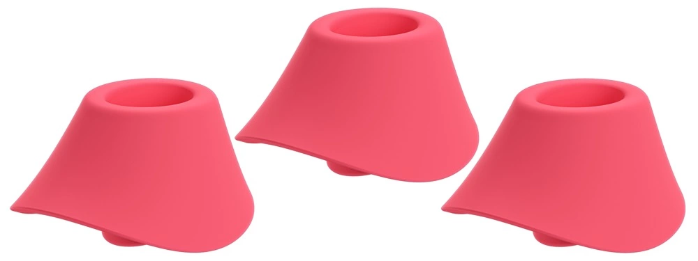 Womanizer W-Heads Set - Replacement Silicone Attachments 3-Pack M