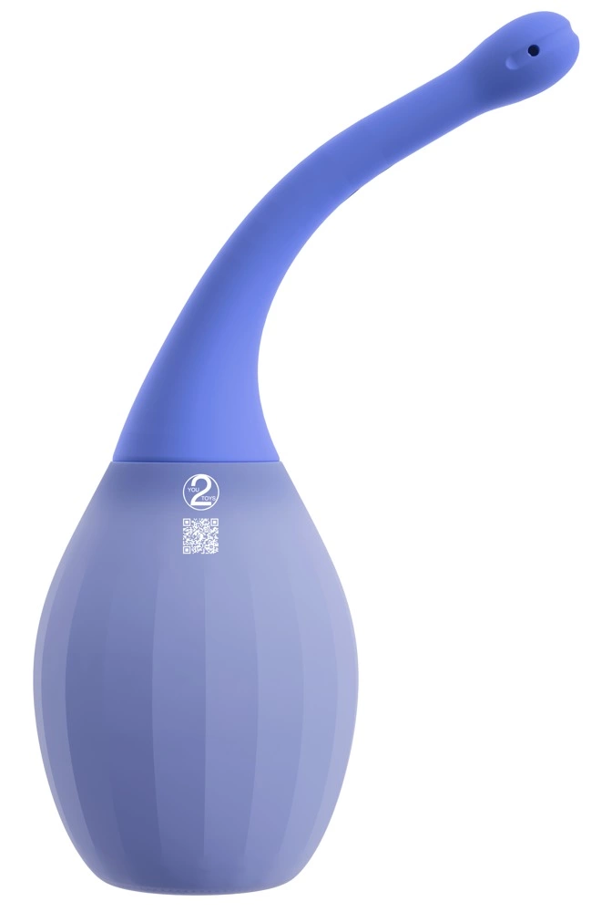 You2Toys Anal Douche Bendable Silicone Hygiene System 300ml Black. Anal toys. See functions