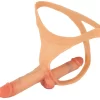 You2Toys Double Penis Thong - podwojny system intymny z Liquid Silicone - Anelma eroticshop