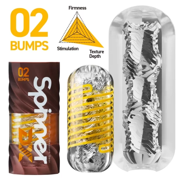 Tenga Spinner Deluxe 02 Bumps - masturbaattori - Anelma male masturbator