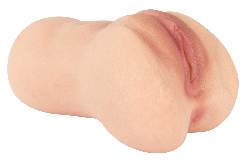 Realistixxx RealStroker Realis maszyna intymna z podwojnym tunelem silikonowym - Anelma Realistixxx RealStroker Anatomical Dual-Channel Silicone Model 17.5cm combines an ergonomic design for comfortable